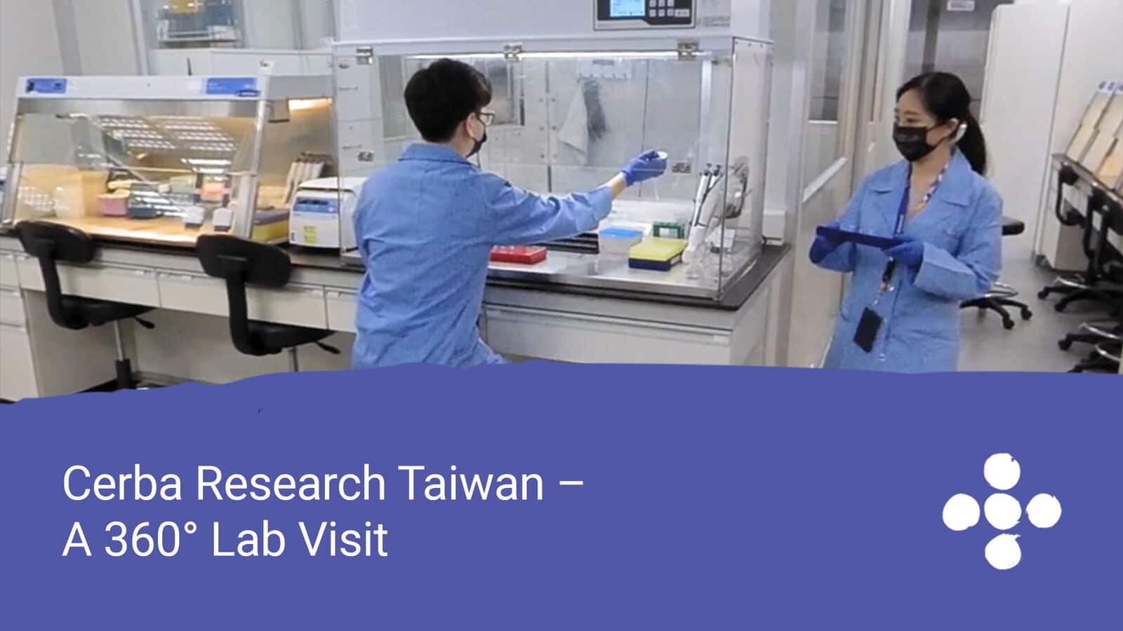 Cerba Research takes you on a 360 degree tour of their research lab in Taiwan